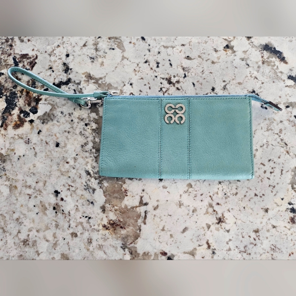 Coach Turquouse Wristlet